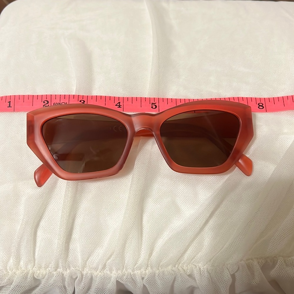 Red cat eye glasses